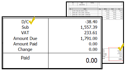 거래명세표 ( invoice ) 할인금액 표시기능 업데이트